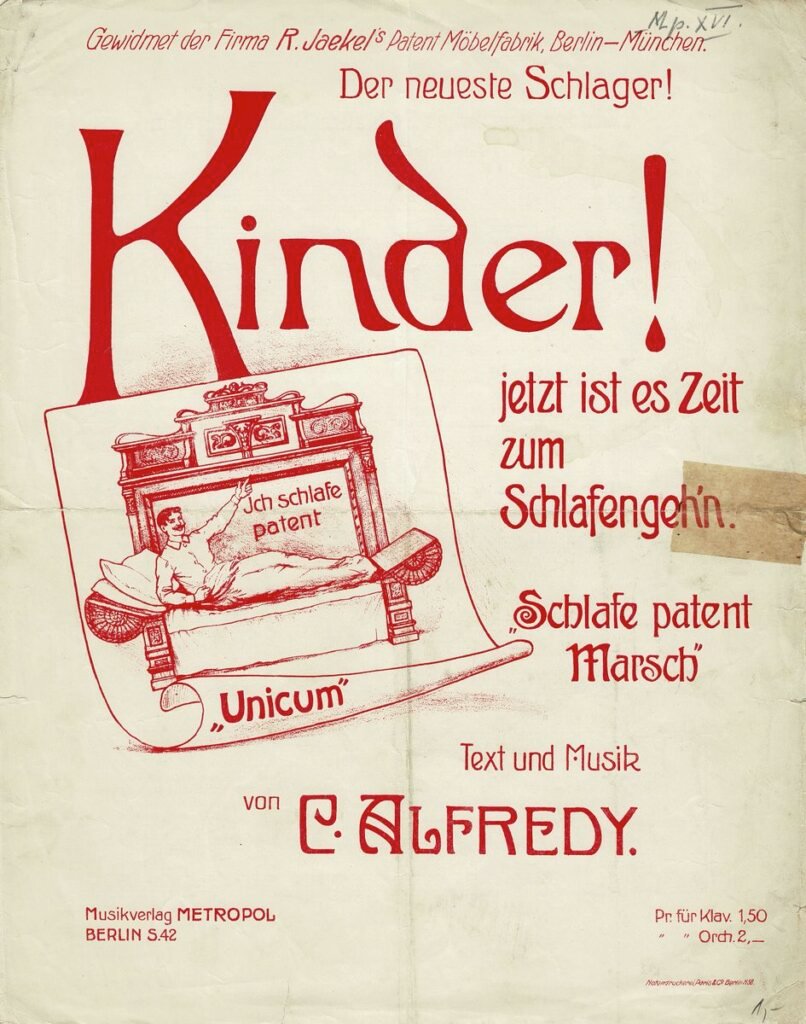 Schlafe patent Marsch