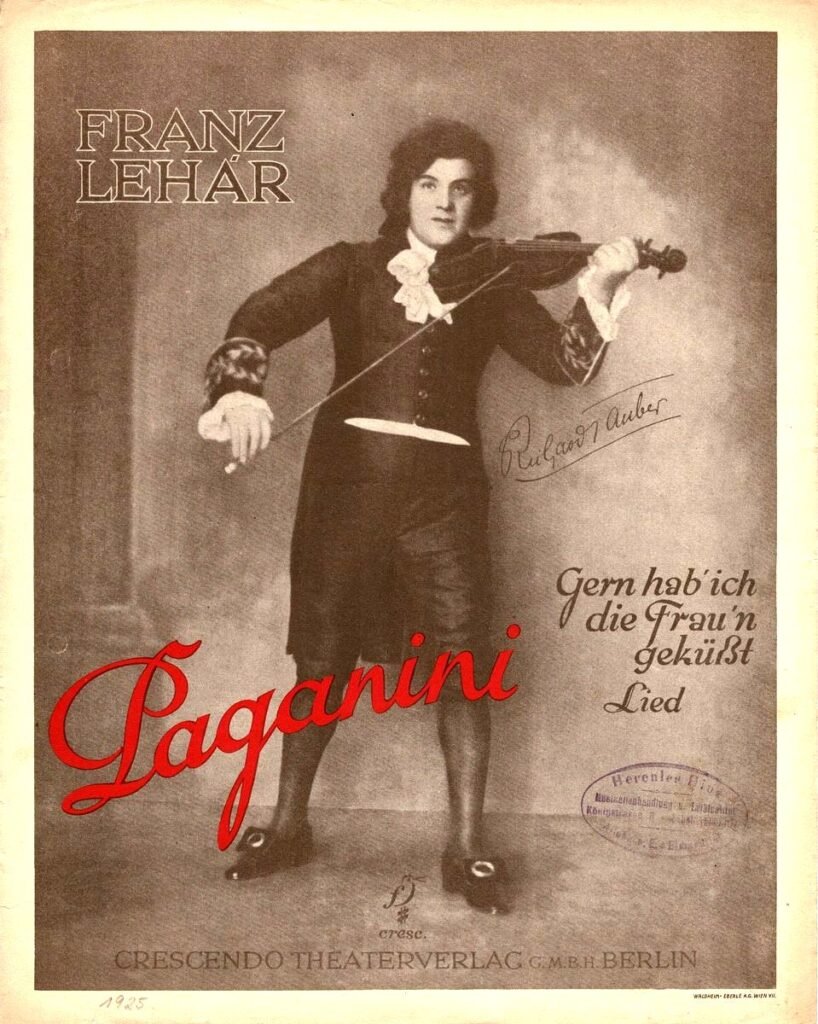 1925 Paganini Gern hab ich die Fraun geküsst a Titel