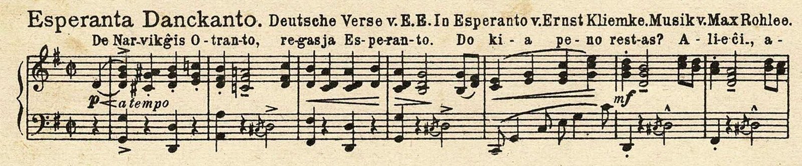 1925 Paganini Musikprobe Esperanto