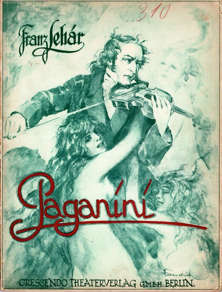 1925 Paganini Klavierauszug Titel