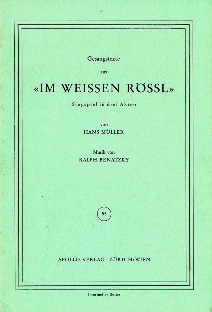 Im weissen Rössl Texte Titel