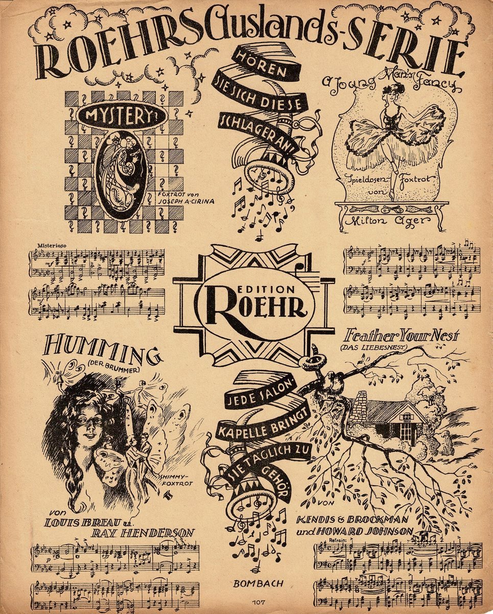 1920 Forget me not Rückseite