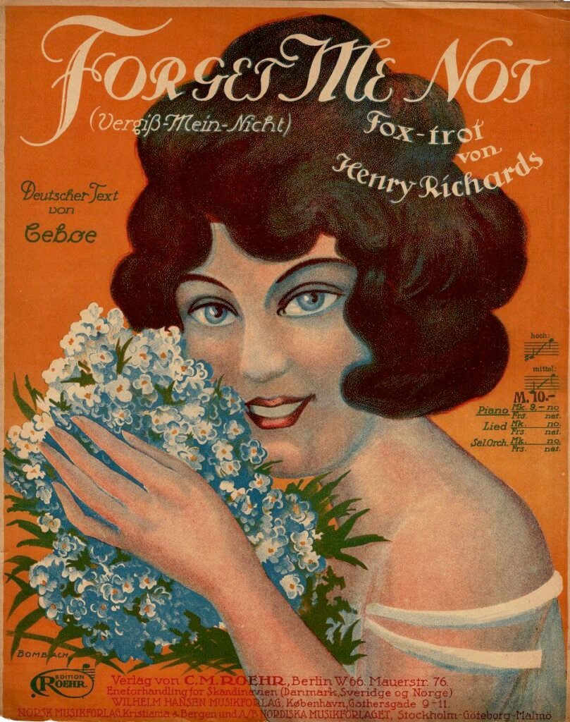 1920 Forget me not Titel