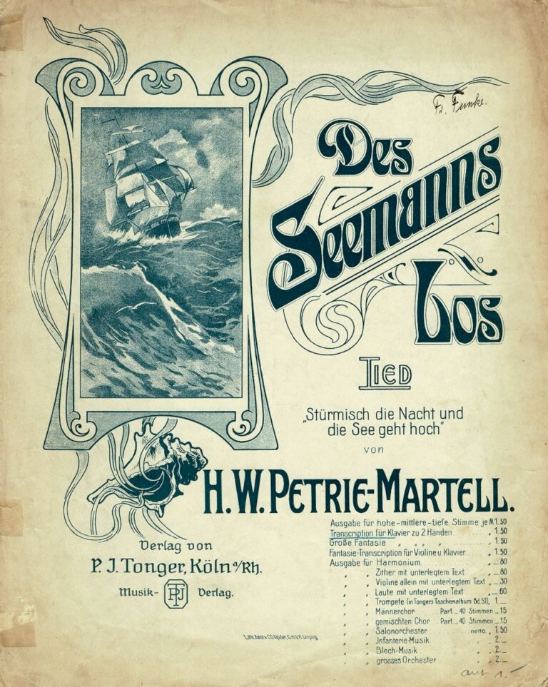1897 Des Seemanns Los Tonger Titel