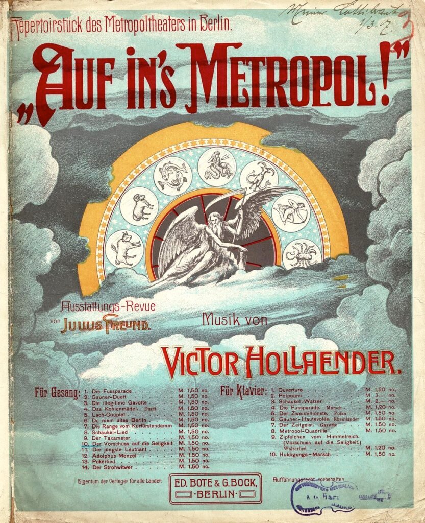 1905 Auf ins Metrolpol Der Vorschuss Titel