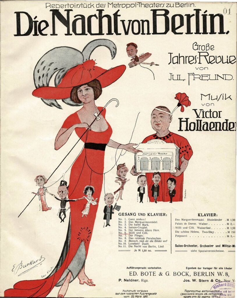 1911 Die Nacht von Berlin Titel