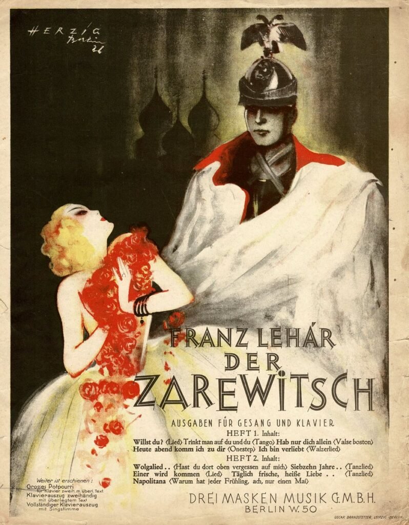 1927 Der Zarewitsch Pot Titel