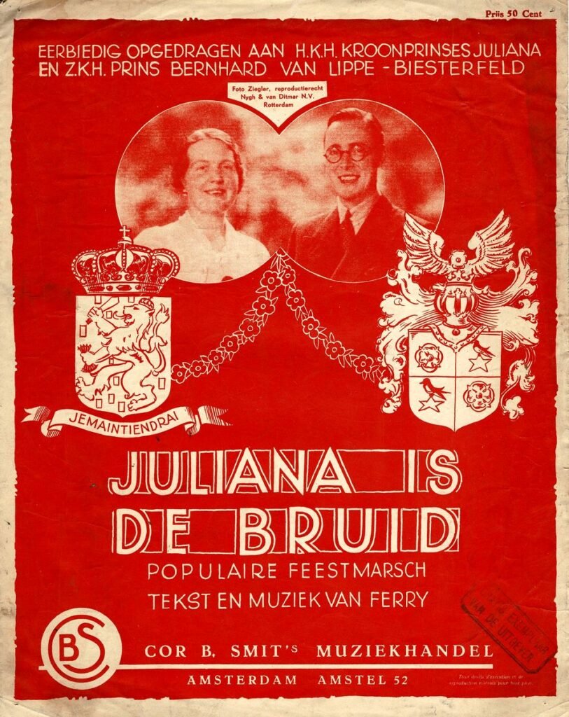 1937 Juliana Bernhard J is de bruid Titel