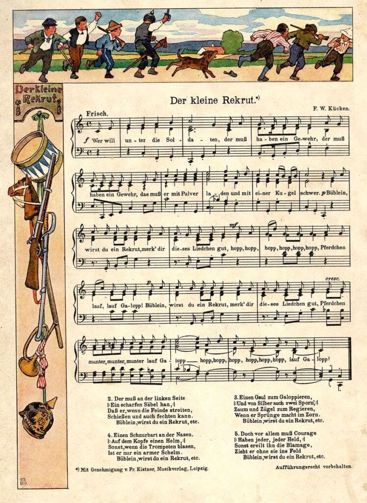 Der kleine Rekrut Sang und Klang 1909