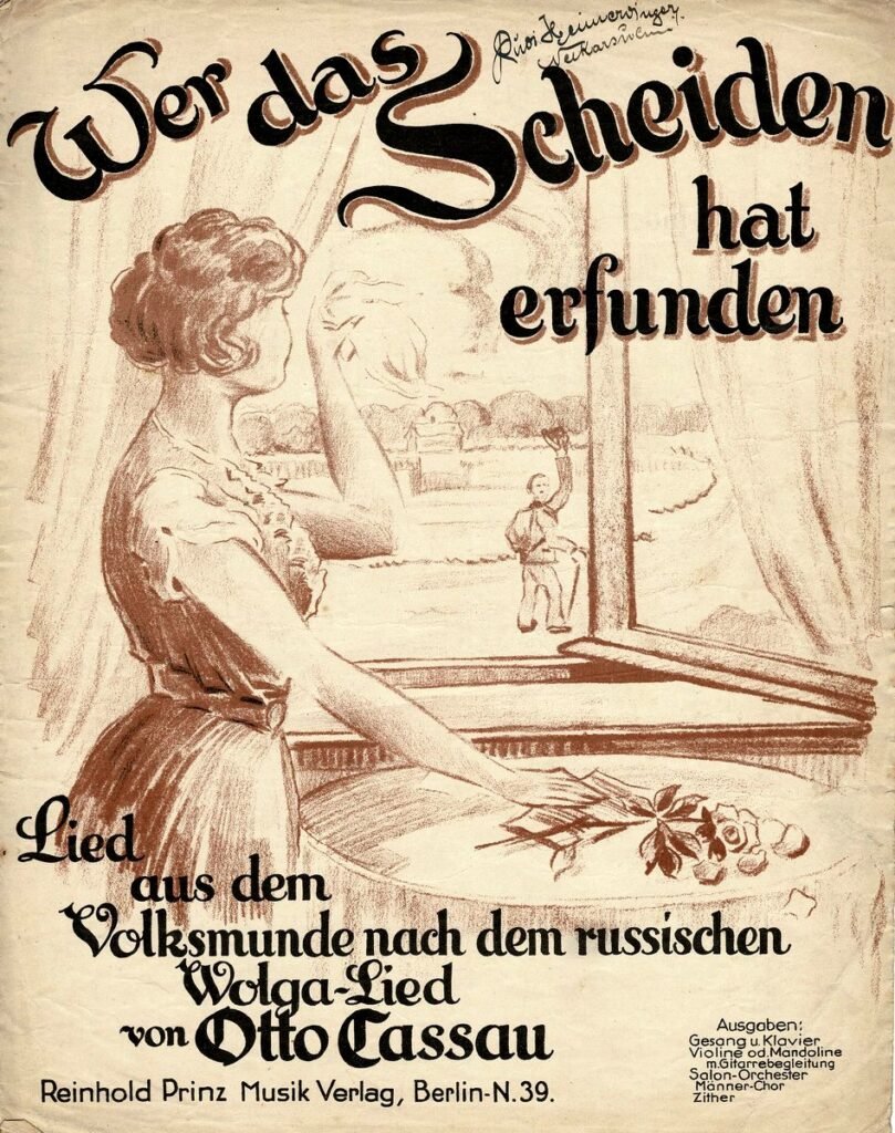 Wer das Scheiden hat erfunden Wolgalied