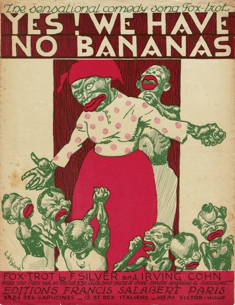 1923 Yes we hav no bananas Valerio Titel