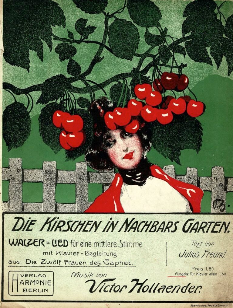1902 Die Kirschen in Nachbars Garten Titel