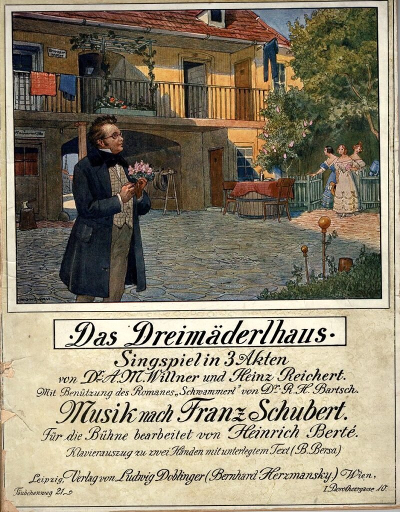 1916 Das Dreimäderlhaus KA Titel