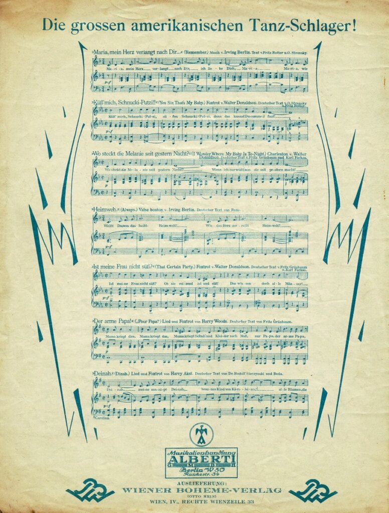 1925 Heimweh Always Rückseite