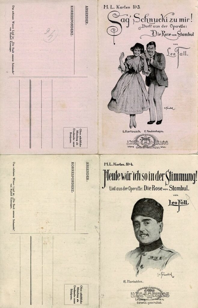 Die Rose von Stambul Postkarten Ferenchich a