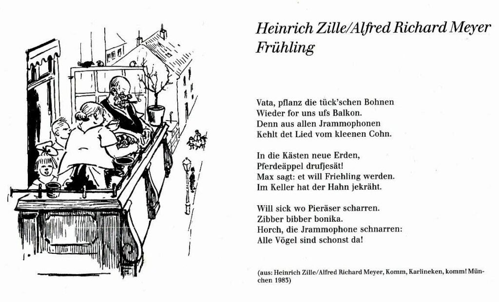 Haben Sie den kleinen Cohn Frühling
