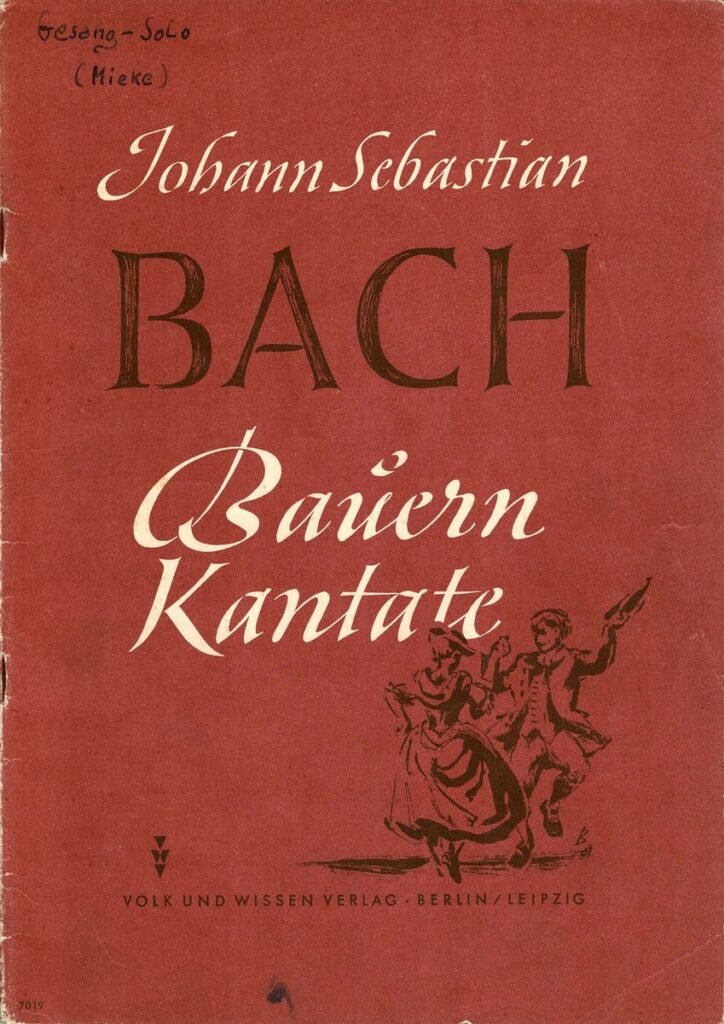 Bauernkantate Bach DDR Titel