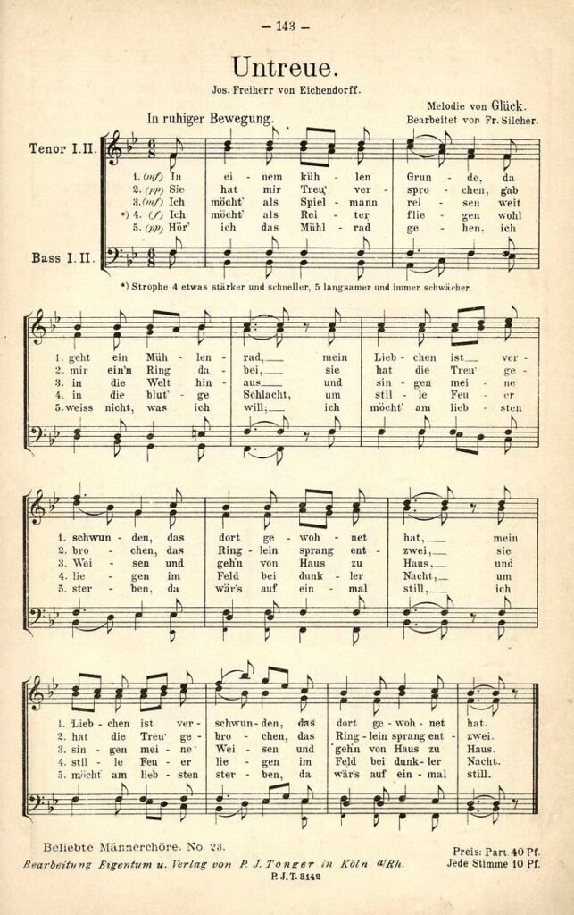 In einem kühlen Grunde Männerchor Silcher
