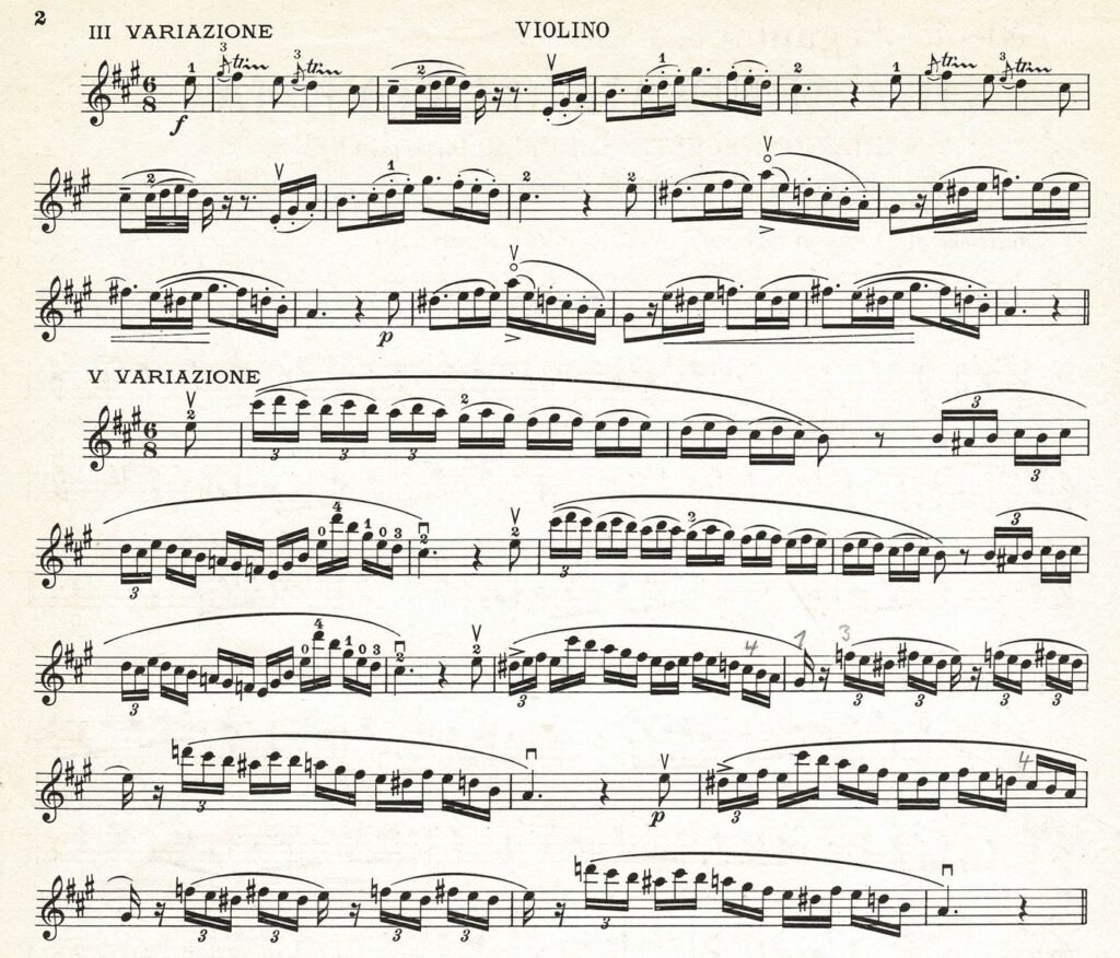 Paganini Variation 3 und 5