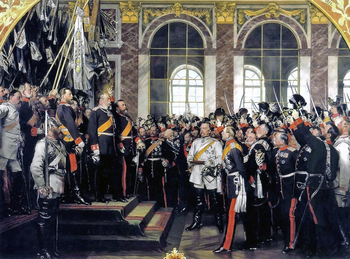 Reichsgründung Kaiser Proklamation 1871 Reichsgründung Kaiser Proklamation 1871
