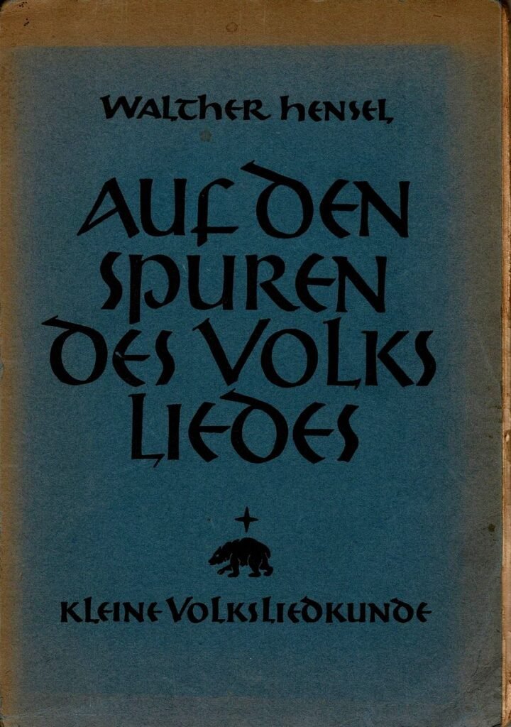 Auf den spuren des Volksliedes Hensel Titel