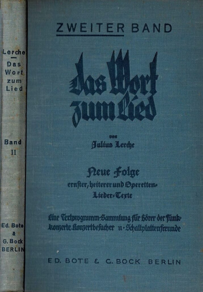 Das Wort zum Lied Band 2 Titel