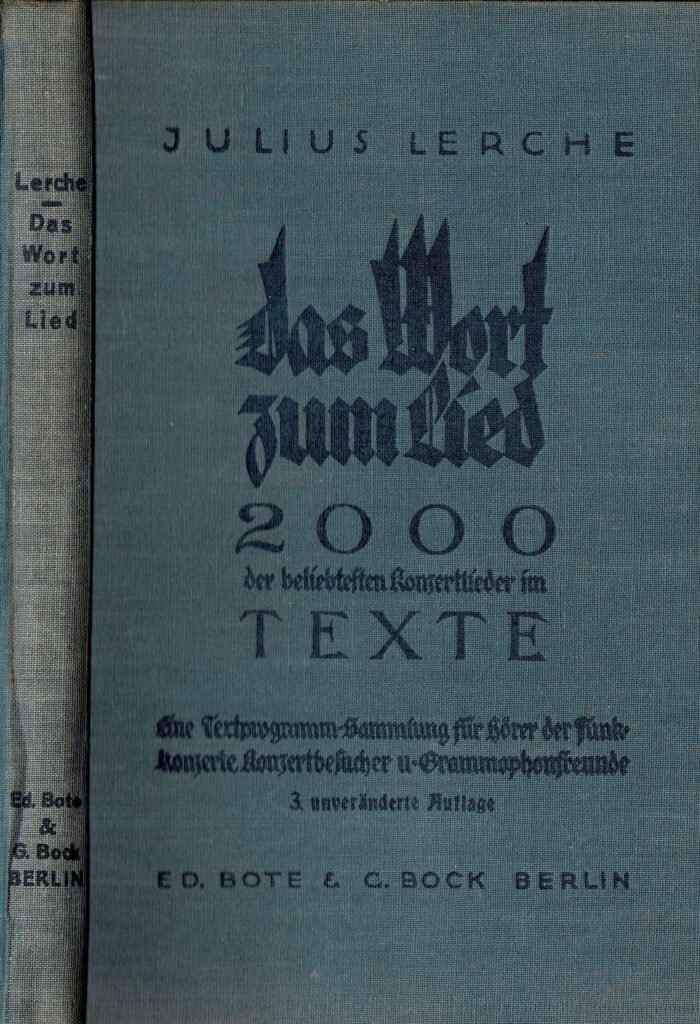 Das Wort zum Lied Titel