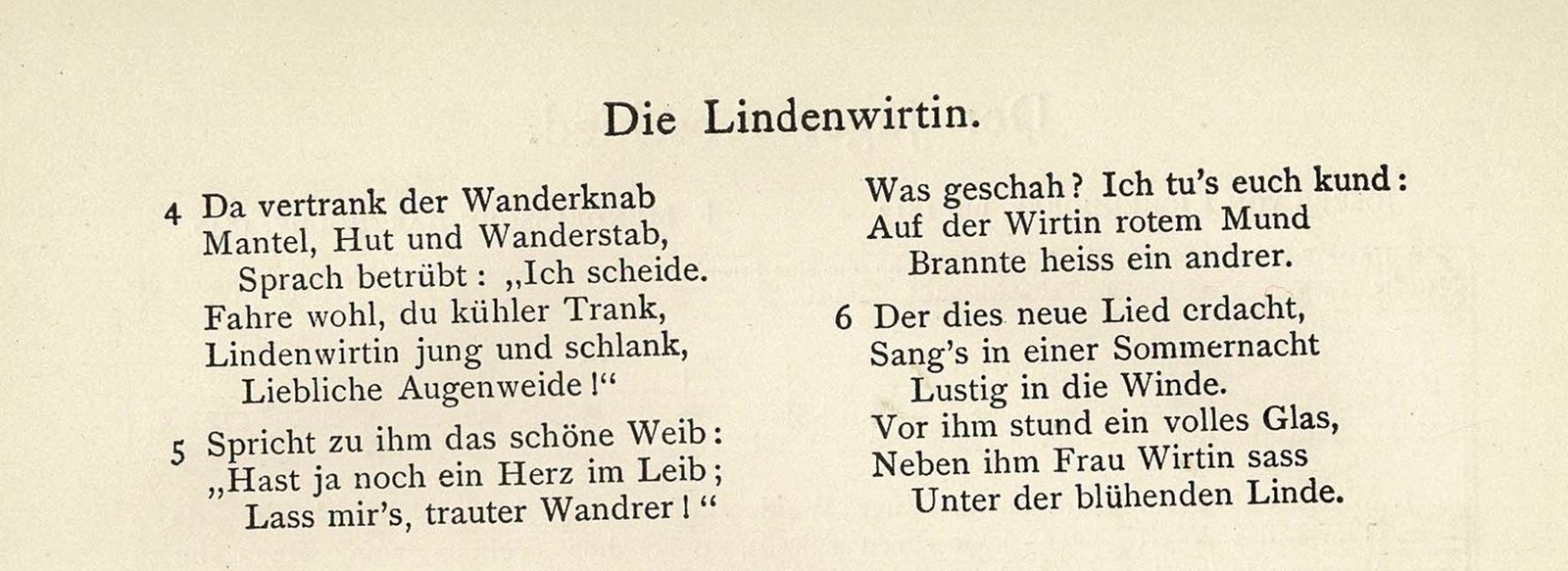 Die Lindenwirtin Dt Lb der amerik St S 51