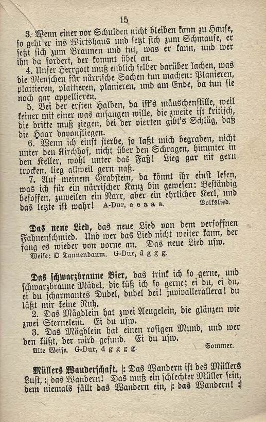Kleines Taschenliederbuch 15 Kleines Taschenliederbuch 15