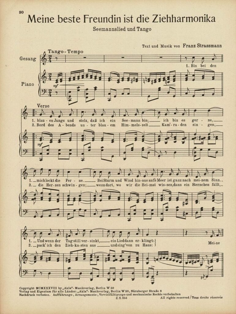 Meine beste Freundin oist die Ziehharmonika