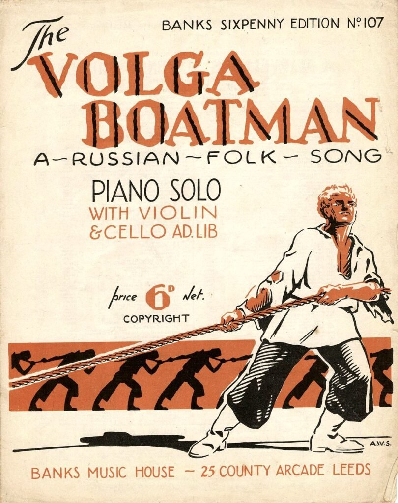 1919 Wolgalied Volga Boatman Titel