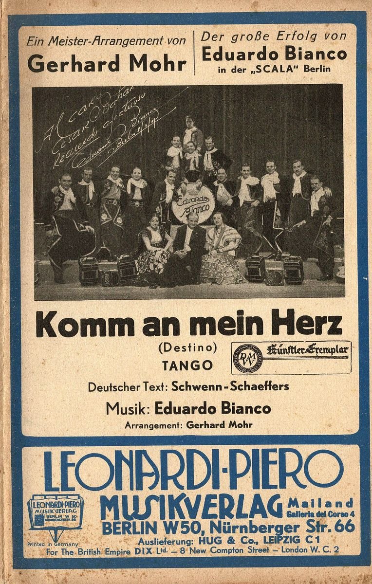 1939 Komm an mein Herz Titel