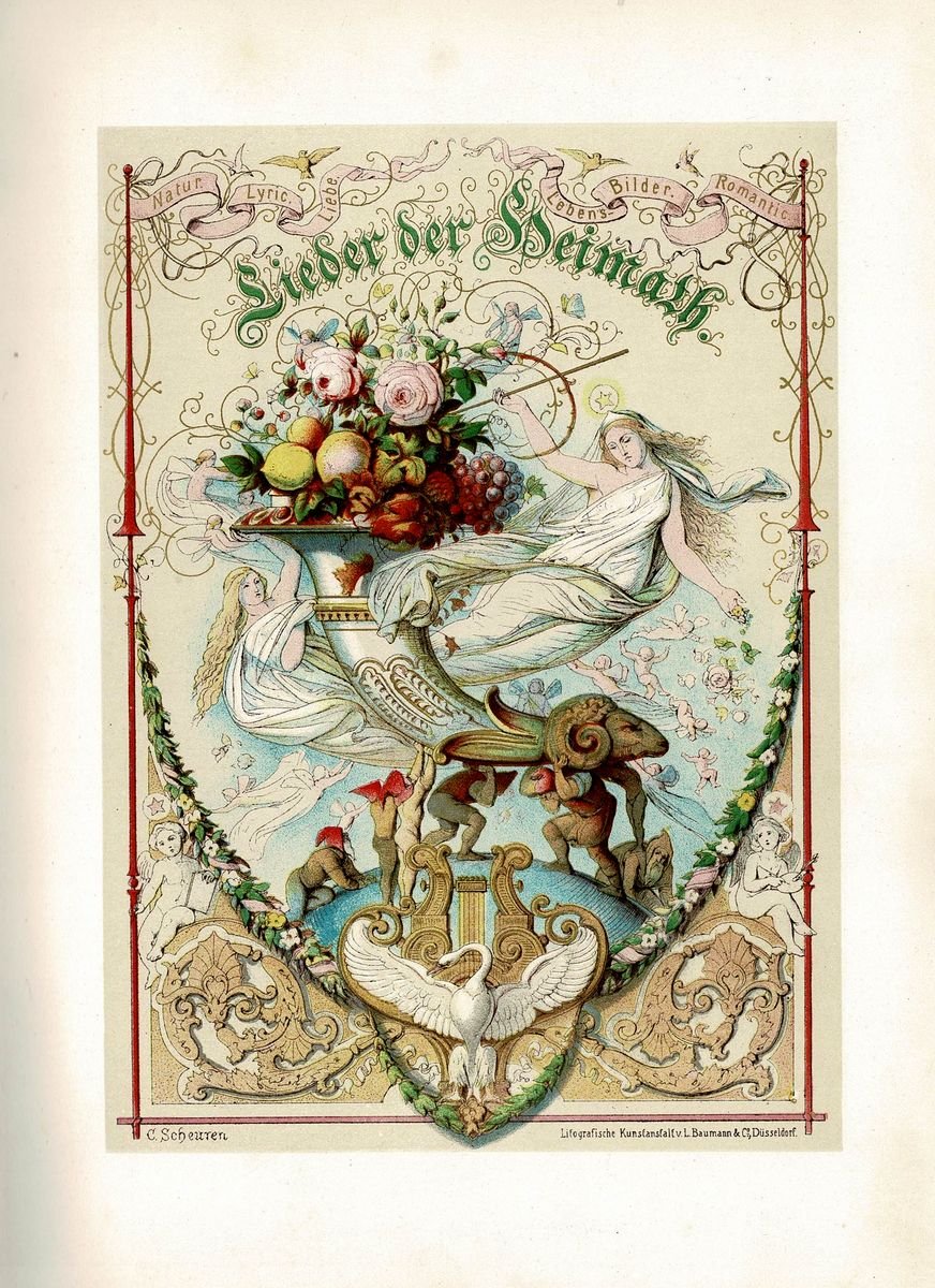 Lieder der Heimath Schmucktitel Lieder der Heimath Schmucktitel