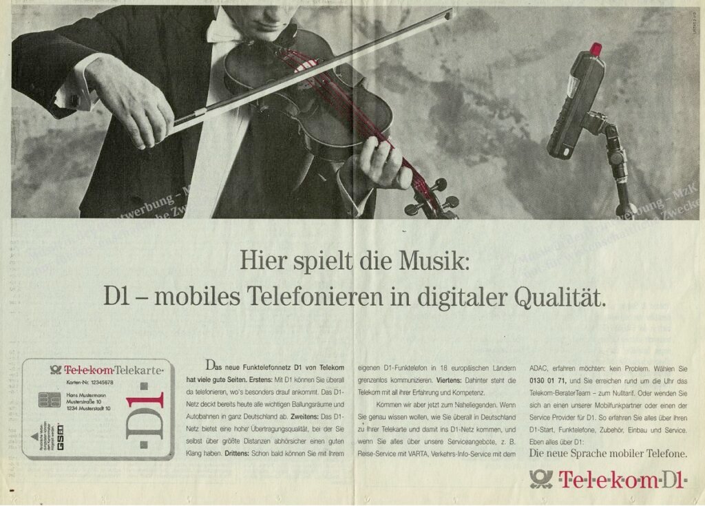 Telekom Geige HAZ 10 12 92