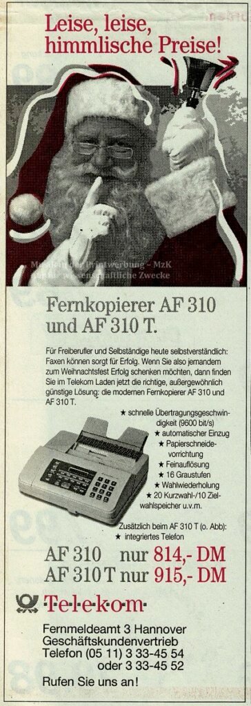 Telekom Glocke HAZ 15 12 93