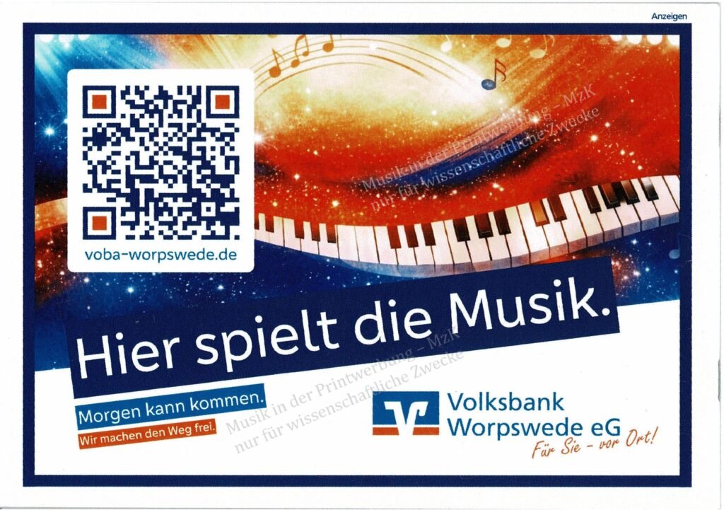 Volksbank Noten Tastatur Programmheft 8 3 2026