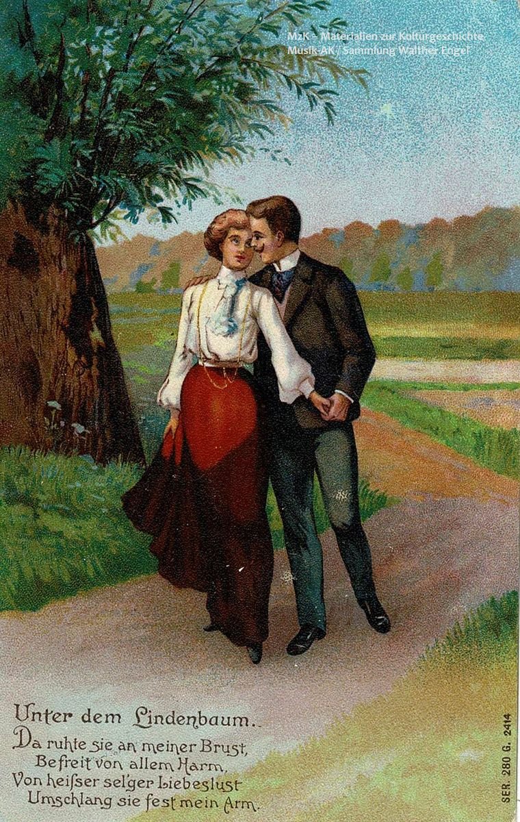 Unter dem Lindenbaum Da ruhte sie