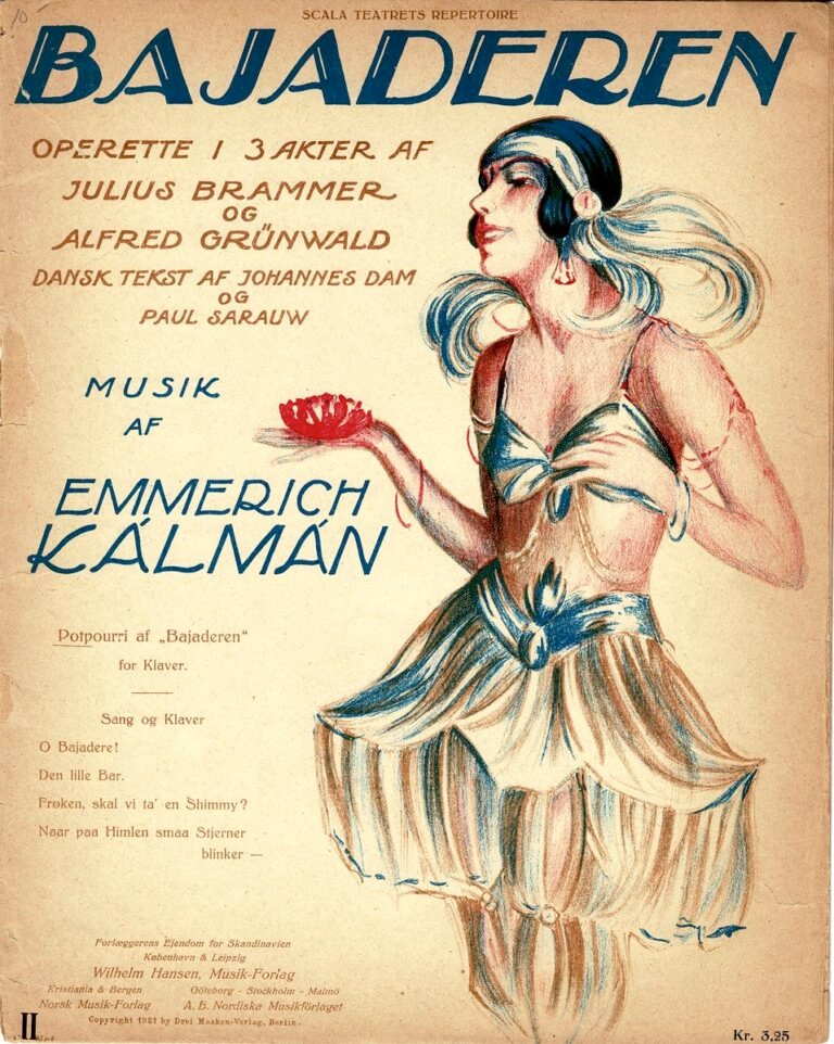 1922 Die Bajaderen Potpourri Titel