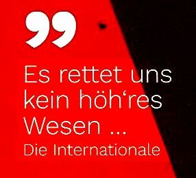 Die Internationale Linke Wahlwerbung Ausschnitt