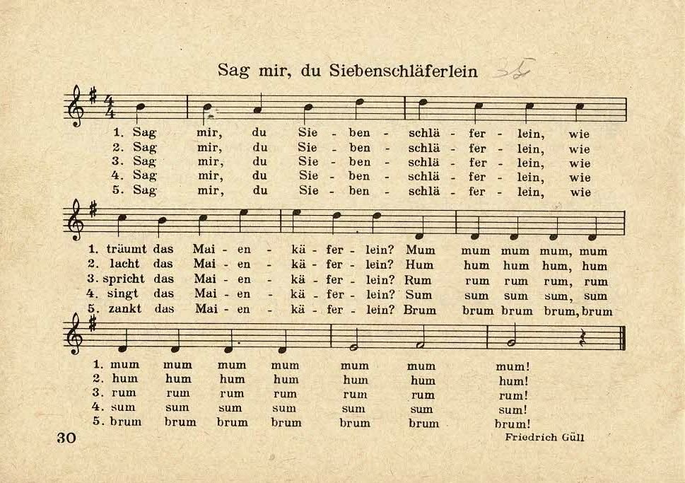 Liederbuch Kindersingschule Wien S 30