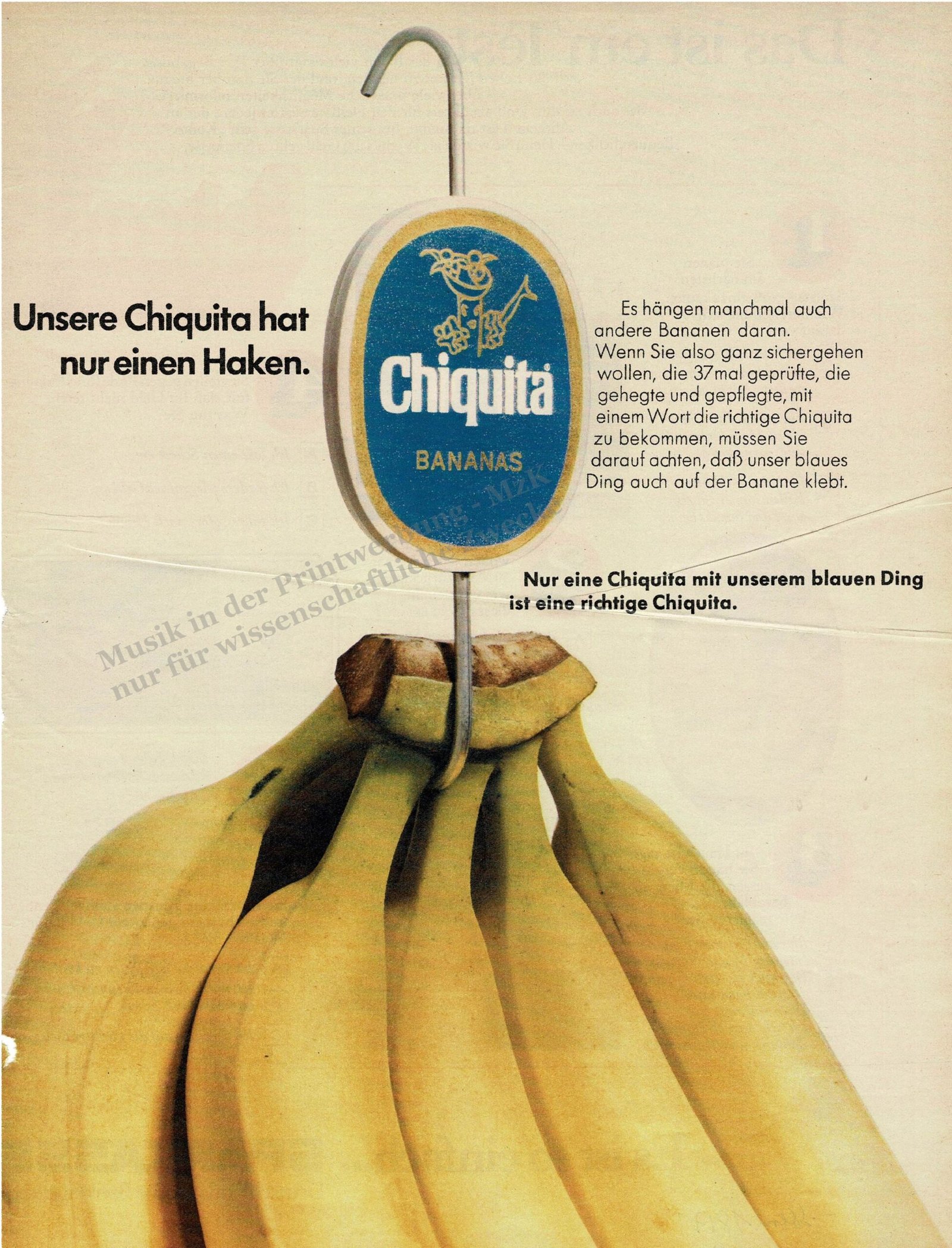 Chiquita Banane Stern 18 1971 Chiquita Banane Stern 18 1971