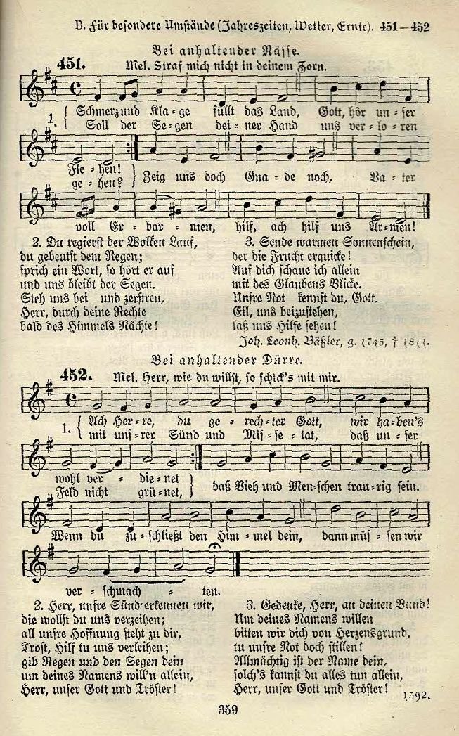 Gesangbuch Schulgebrauch 1902 S 359