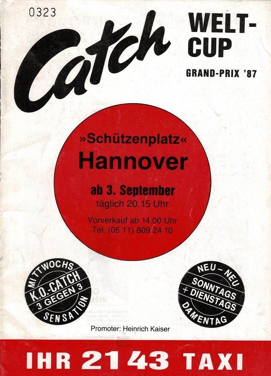 Catch Worldcup Titel 1987