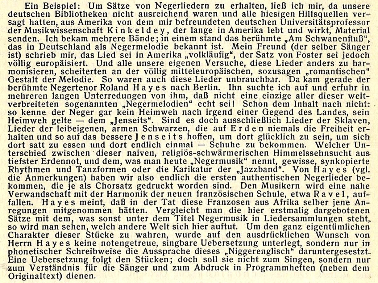 Chorsammlung DAS S XXVII Negerlieder