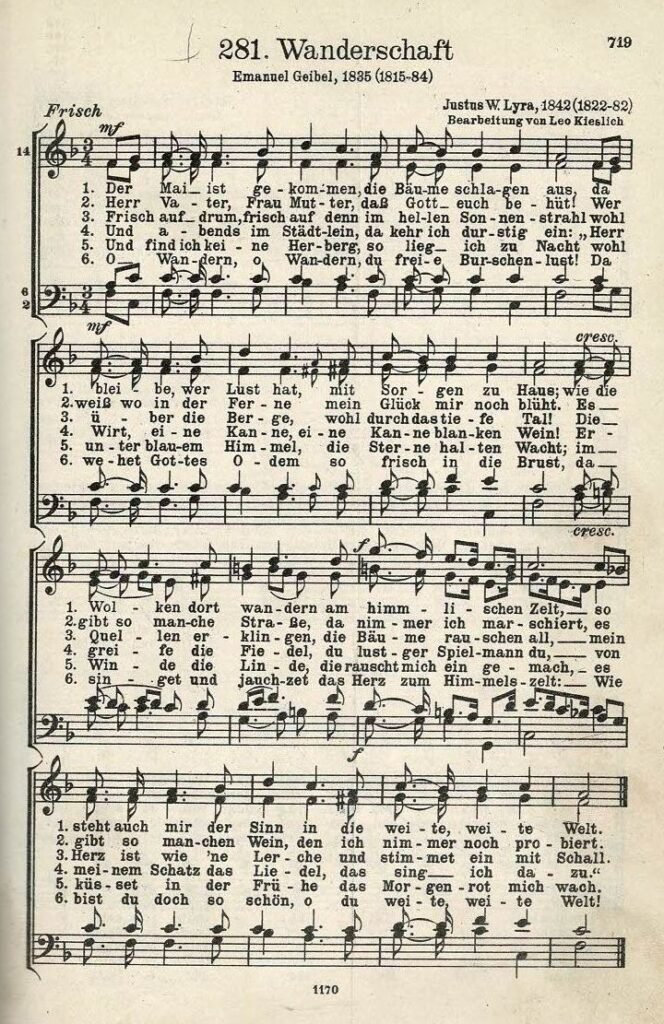 Der Mai ist gekommen DAS Chor 719